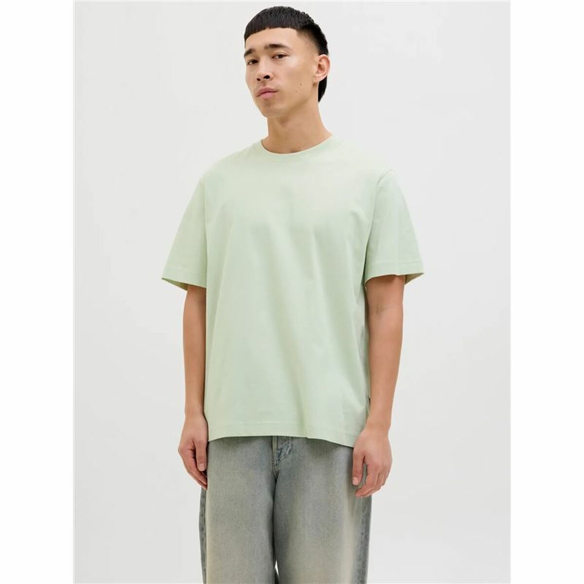 Tricou cu Mânecă Scurtă Bărbați Jack & Jones Jorvarenna Painted Albastru