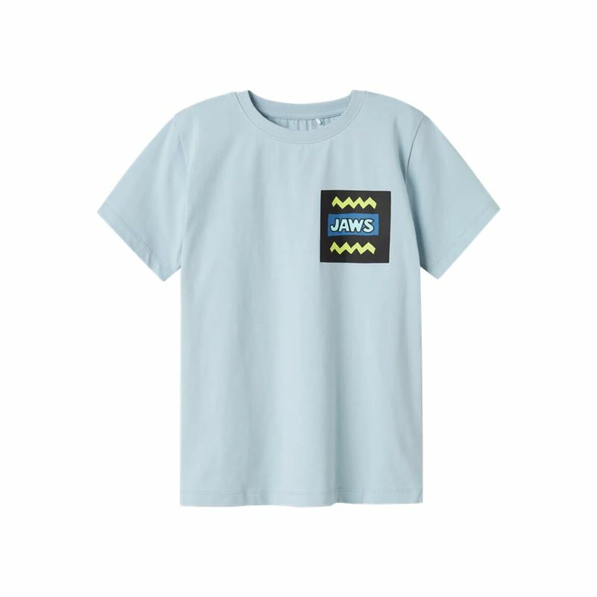 Tricou cu Mânecă Scurtă pentru Copii Name It Nkmmakai Jaws Nreg Box Sky