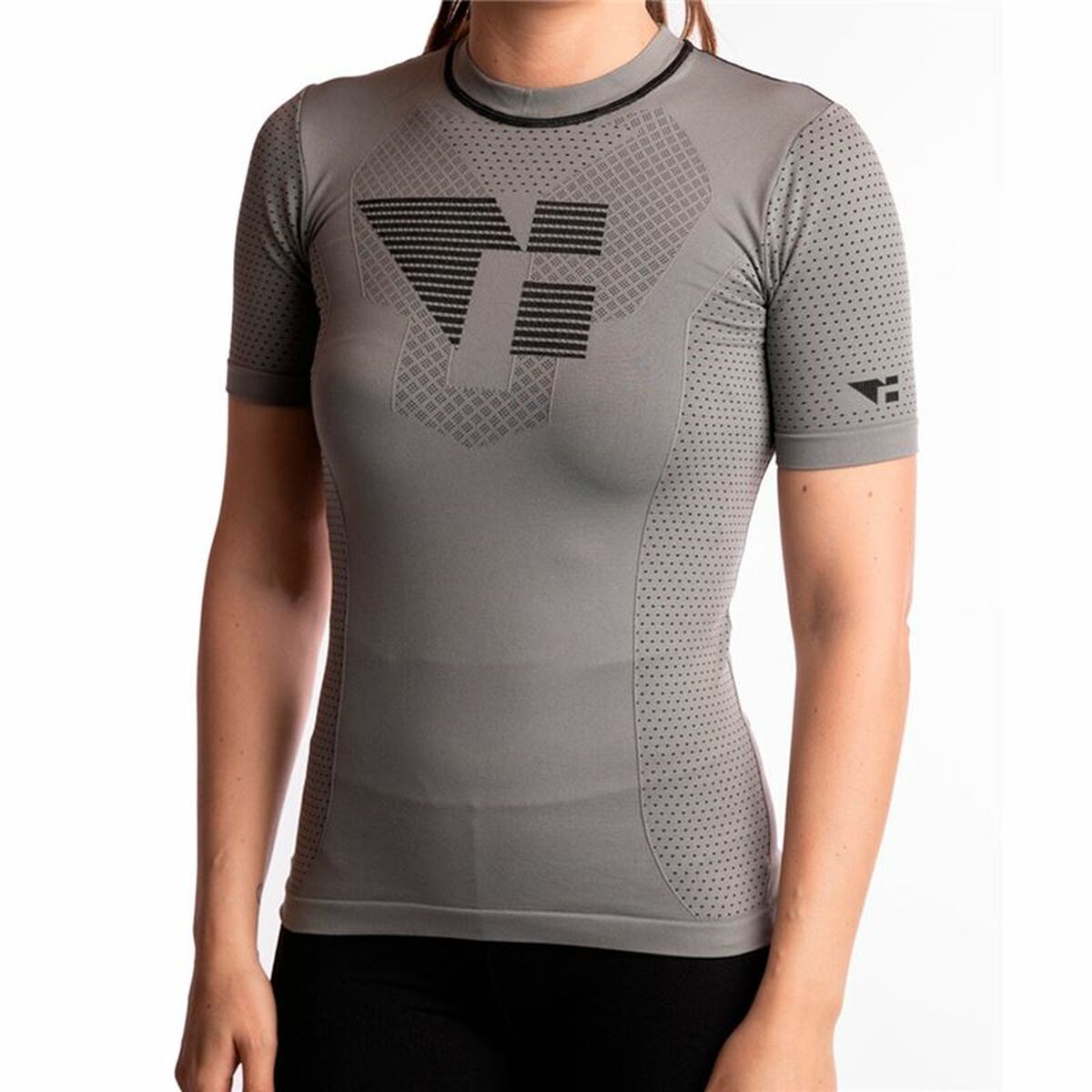 Tricou cu Mânecă Scurtă Bărbați Hanker Yod Gri