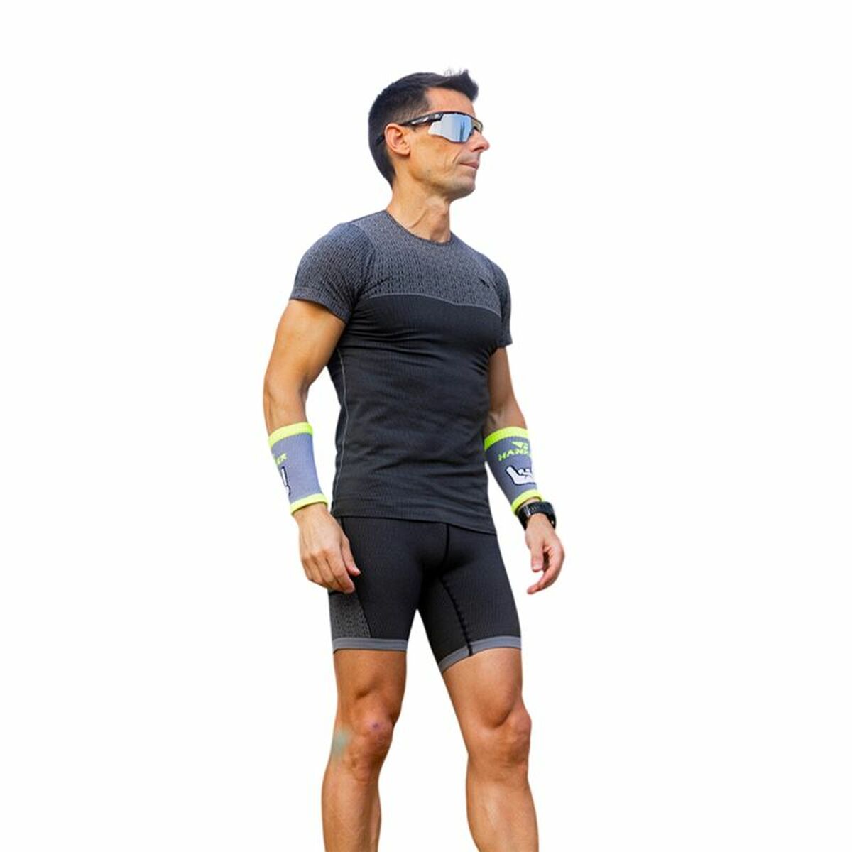 Tricou cu Mânecă Scurtă Bărbați Hanker Negru