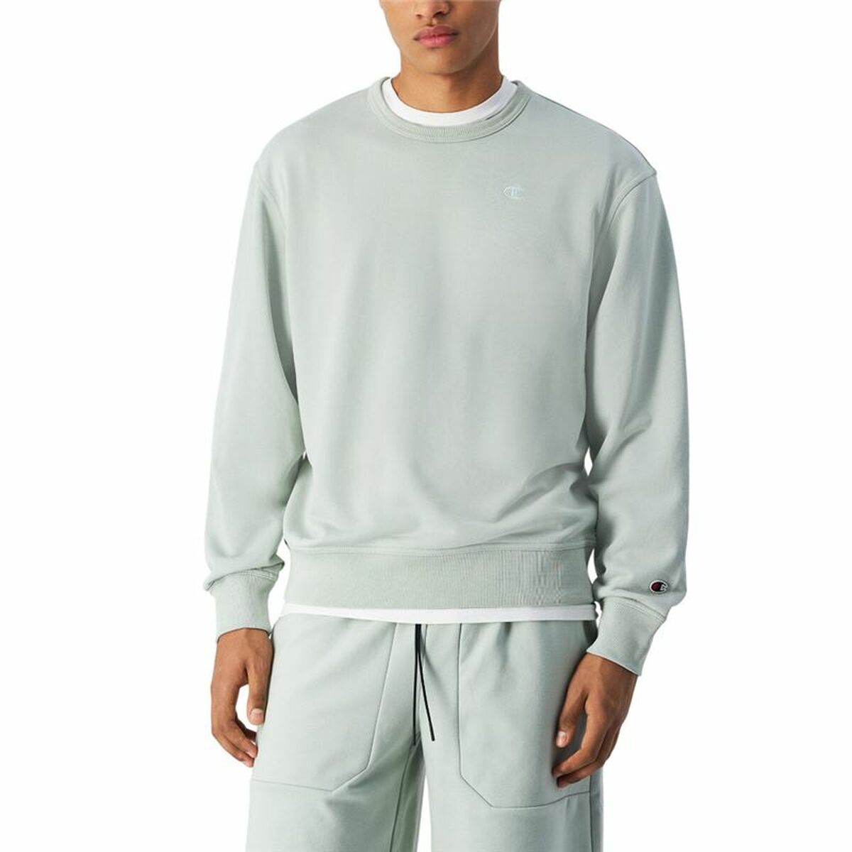 Hanorac fără Glugă Bărbați Champion Champion Crewneck Albastru