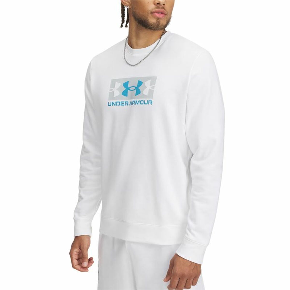 Hanorac fără Glugă Bărbați Under Armour Rival Terry Logo Crew