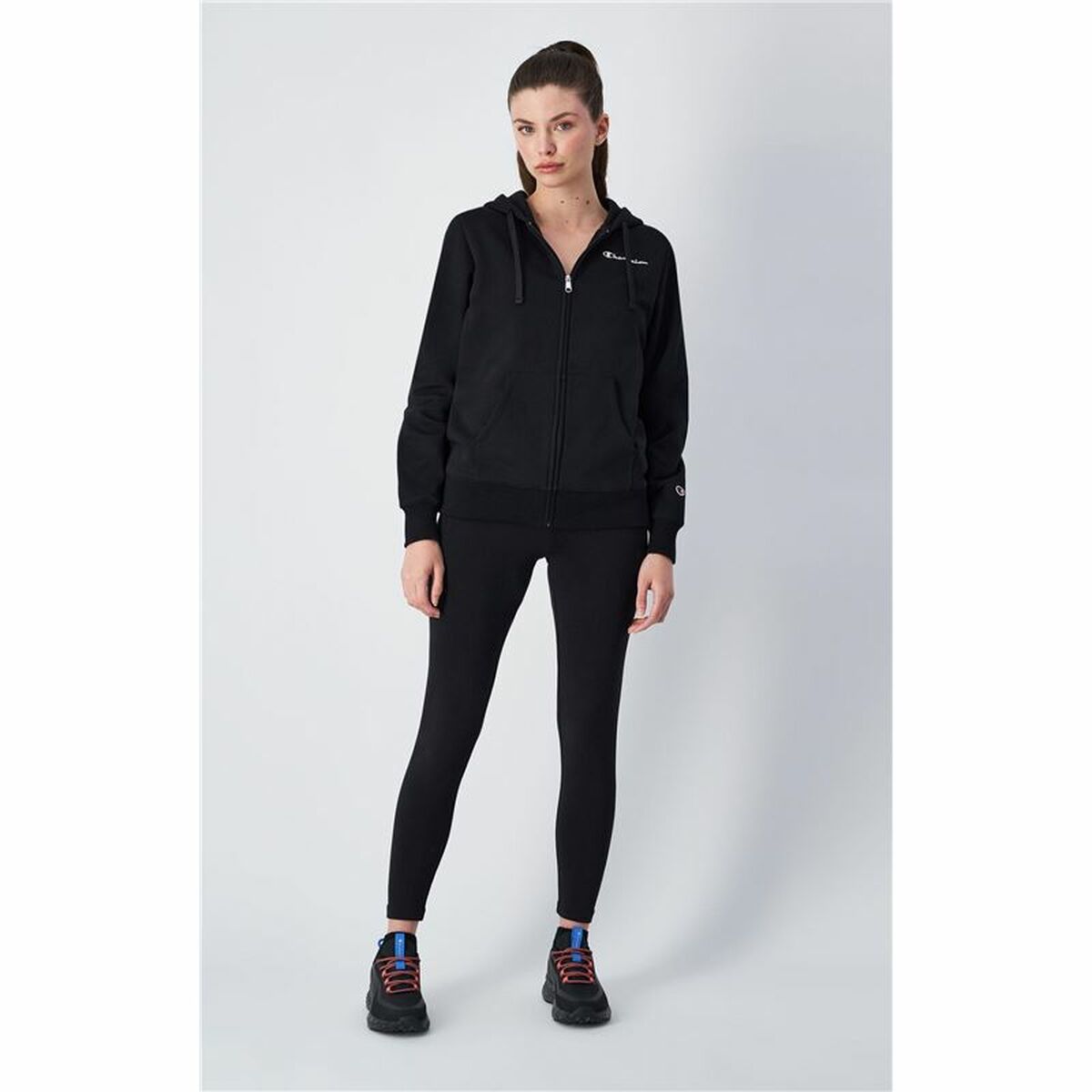 Colanți Sport de Damă Champion Champion Crop Negru