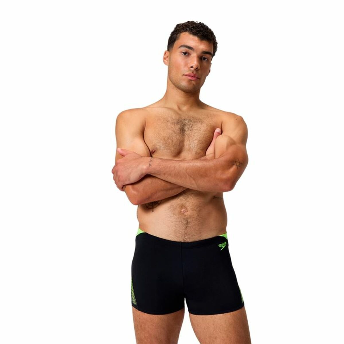 Costum de Baie Bărbați Speedo boom Splice Aquashort Negru