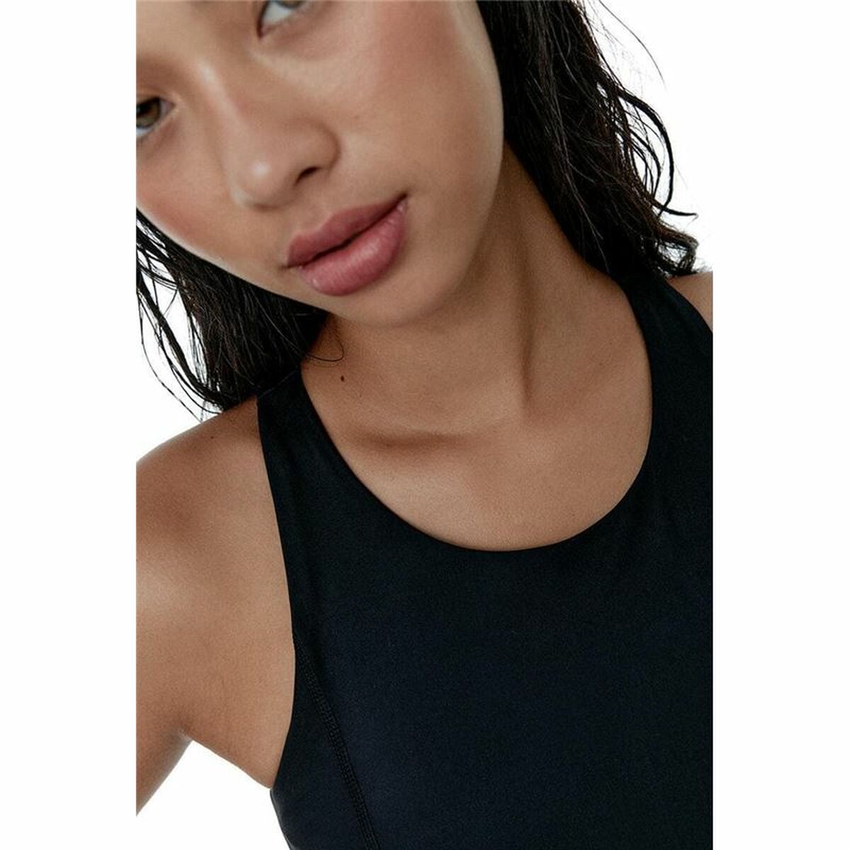 Top Sport de Damă Black Limba Diardi Negru