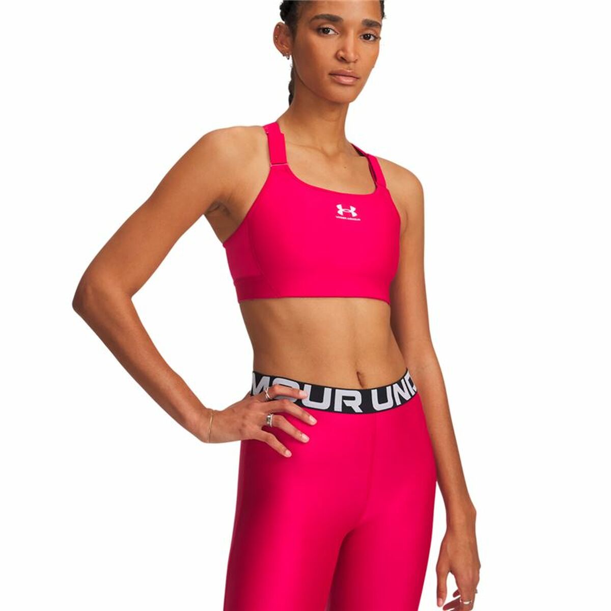 Sutien Sport Under Armour Fucsia