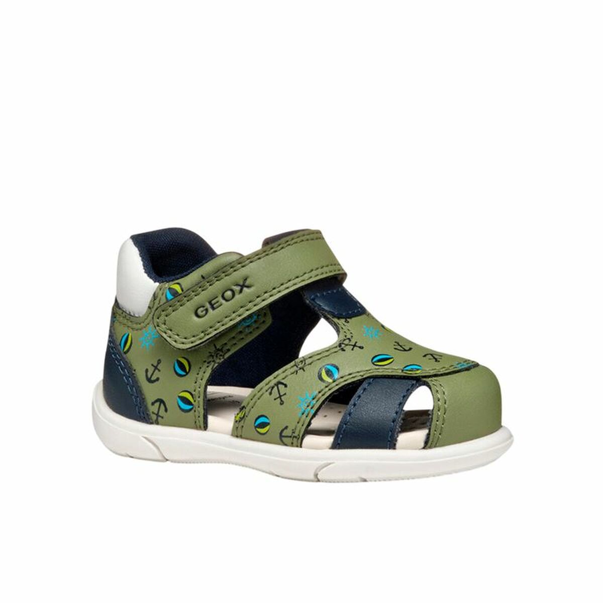 Șlapi pentru Copii Geox Multy Măslină