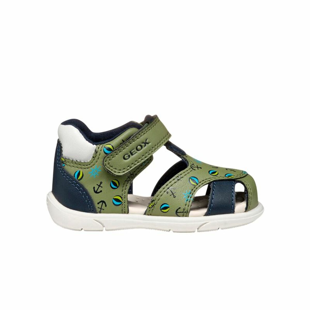 Șlapi pentru Copii Geox Multy Măslină