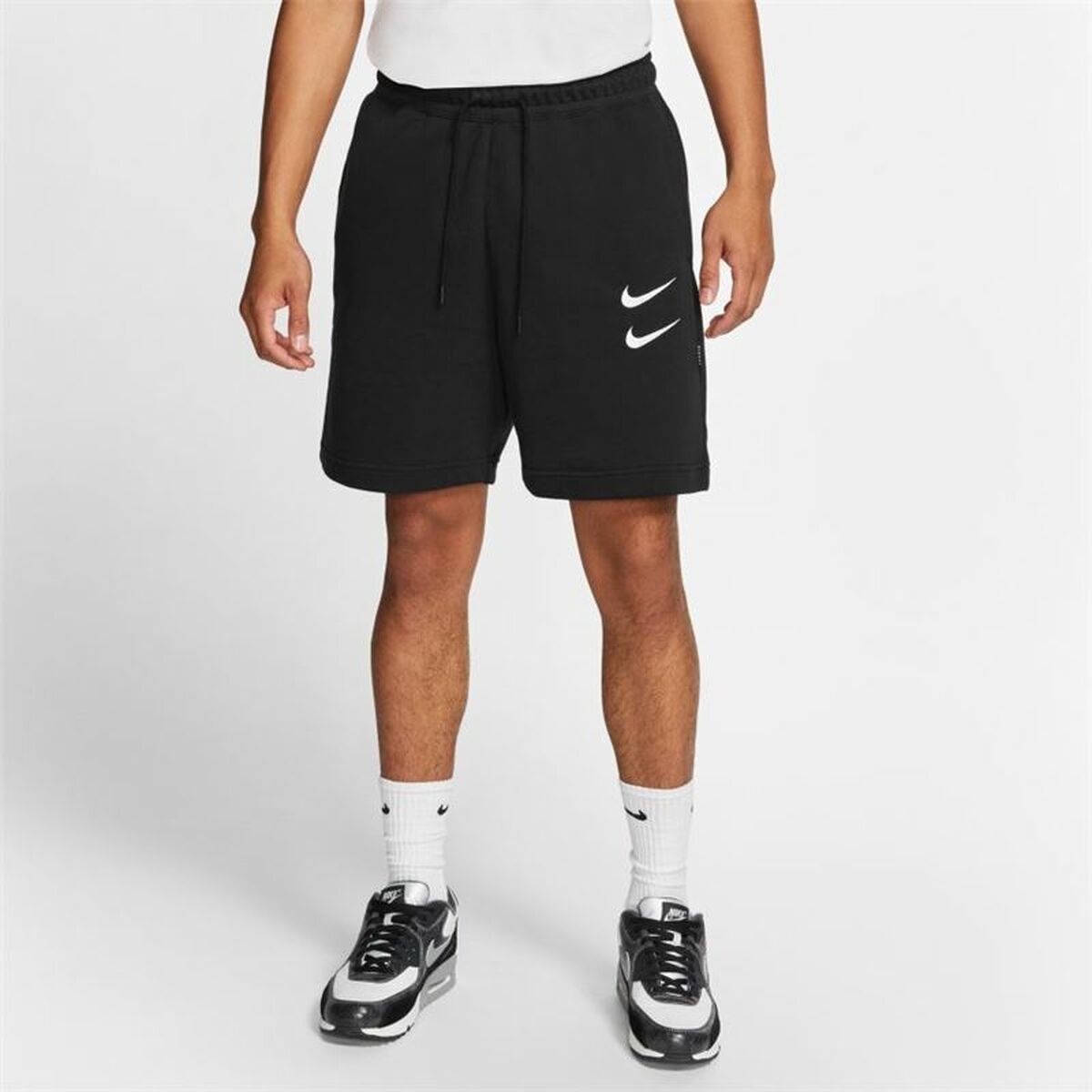 Pantaloni Scurți Sport pentru Bărbați Nike Sportswear Swoosh Negru