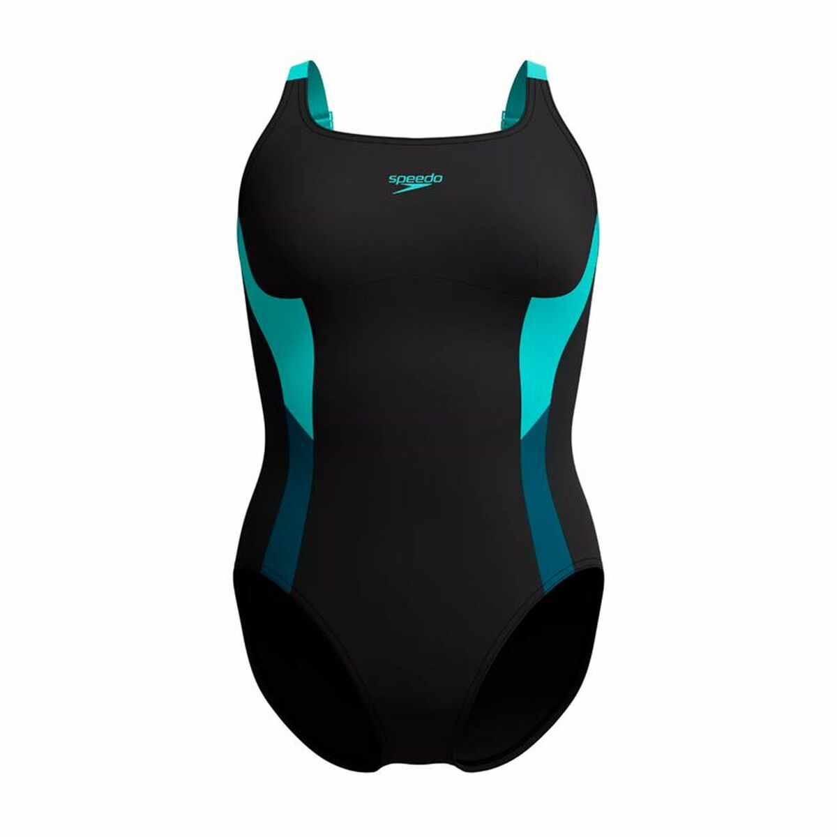 Costum de Baie Femei Speedo Shaping Solid Splice Negru