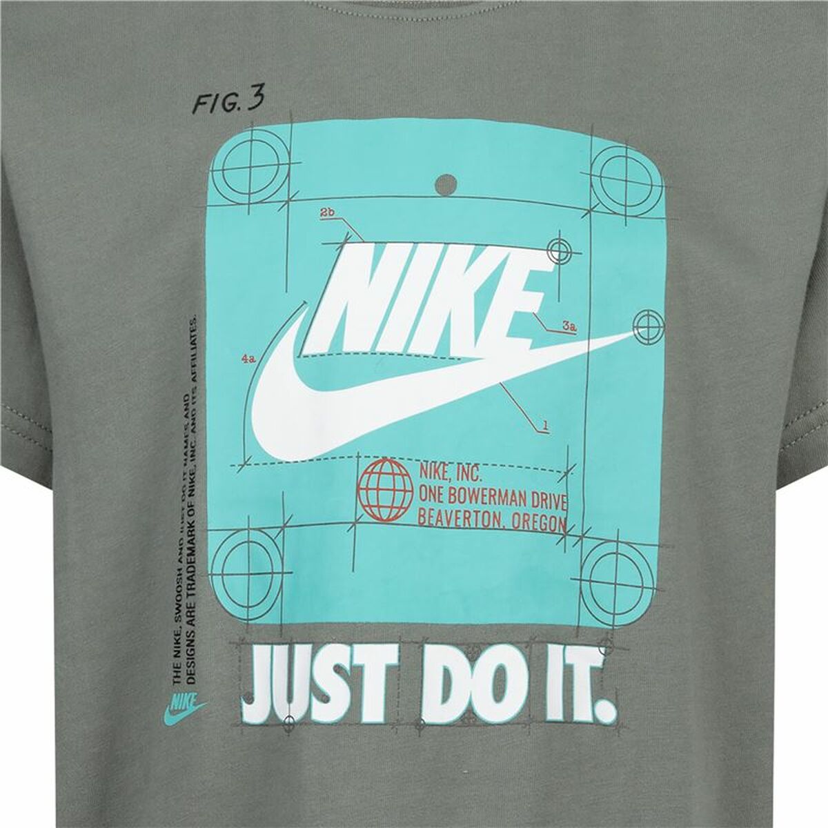 Tricou cu Mânecă Scurtă pentru Copii Nike Future Utility Ss Gri închis