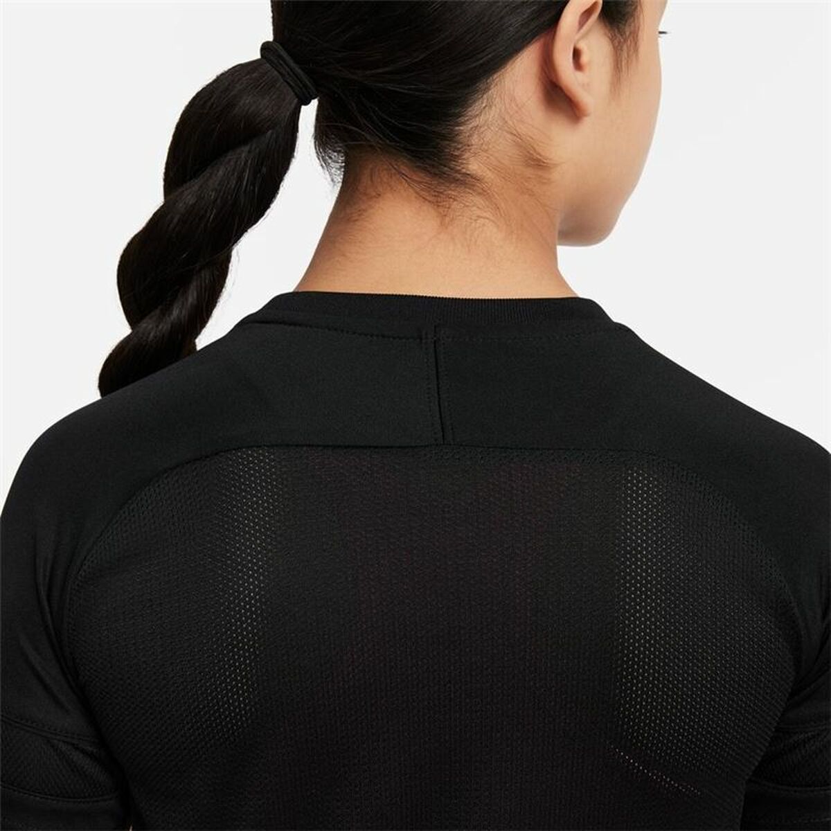 Tricou cu Mânecă Scurtă pentru Copii Nike Dri-Fit Academy Girls Negru