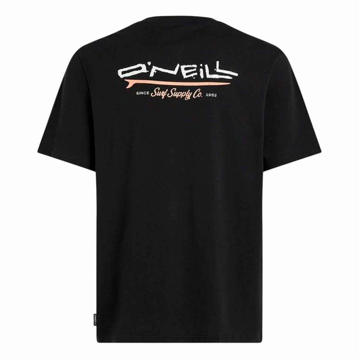 Tricou cu Mânecă Scurtă Bărbați O'Neill Retro Back Print Negru