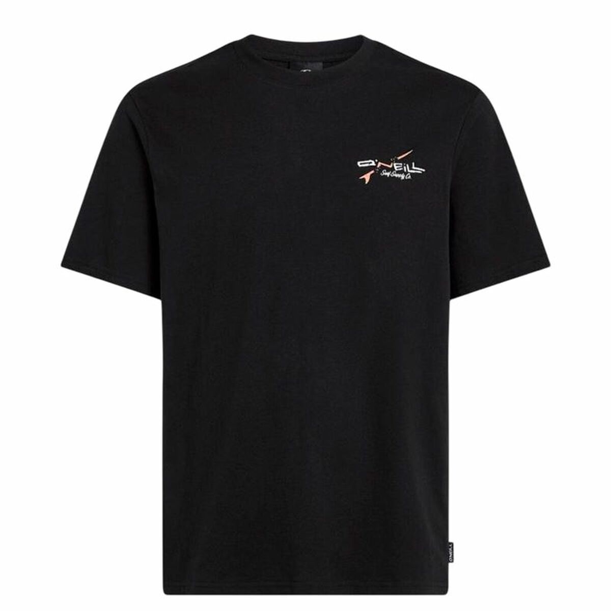 Tricou cu Mânecă Scurtă Bărbați O'Neill Retro Back Print Negru