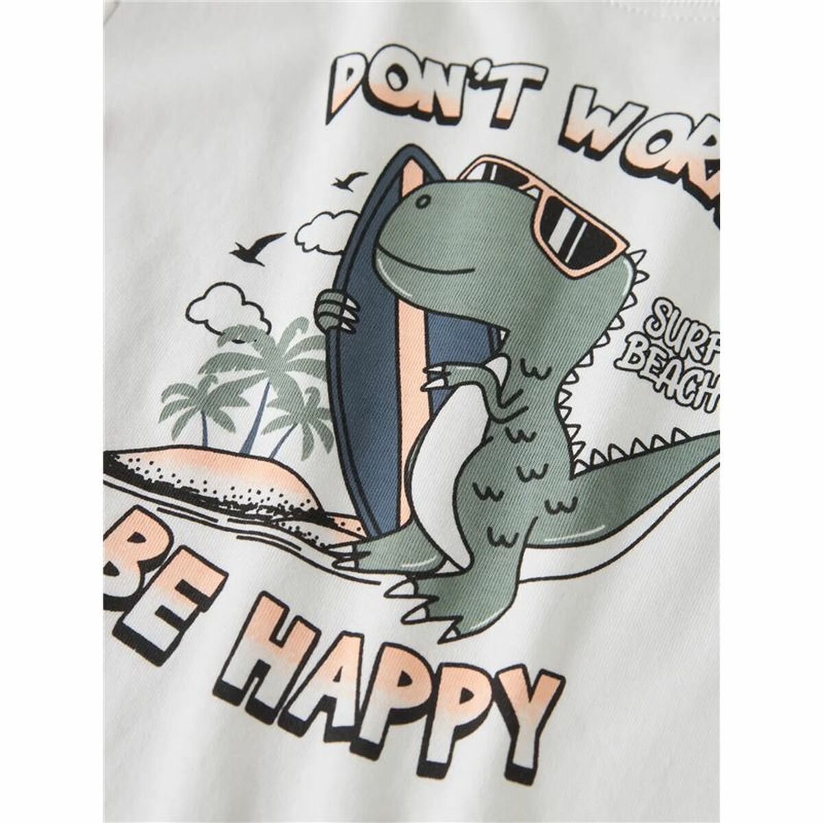 Tricou cu Mânecă Scurtă pentru Copii Name It Nmmvagno Loose