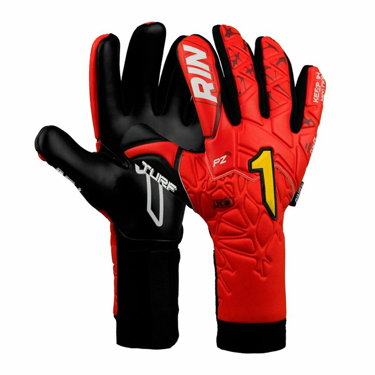 Mănuși de Portari Rinat Xtreme Guard Dominius Turf Roșu Adulți