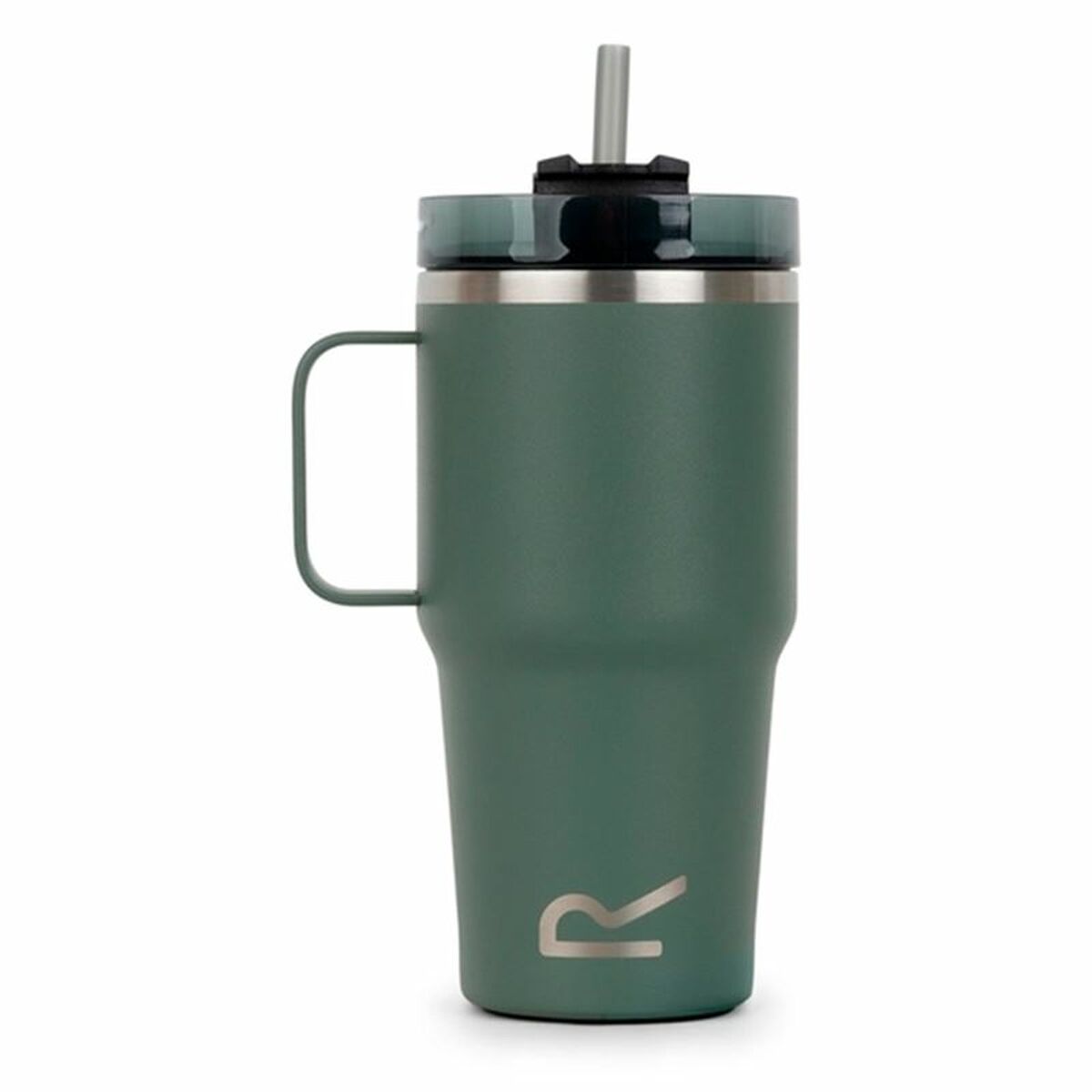 Pahar cu Pai Regatta Thermo Insulated Mug 600 ml Verde Oțel inoxidabil