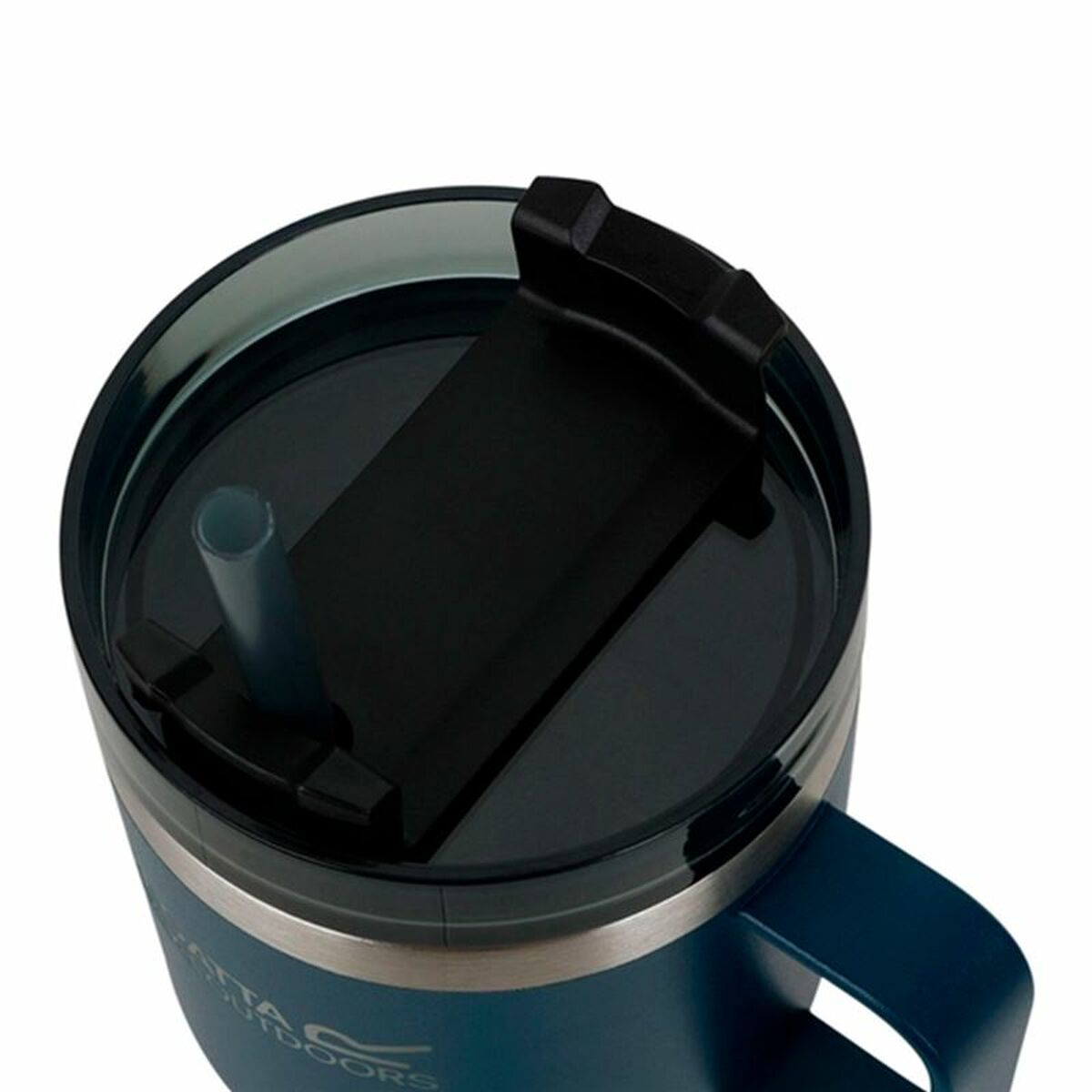 Pahar cu Pai Regatta Thermo Insulated Mug Albastru închis 600 ml Oțel inoxidabil