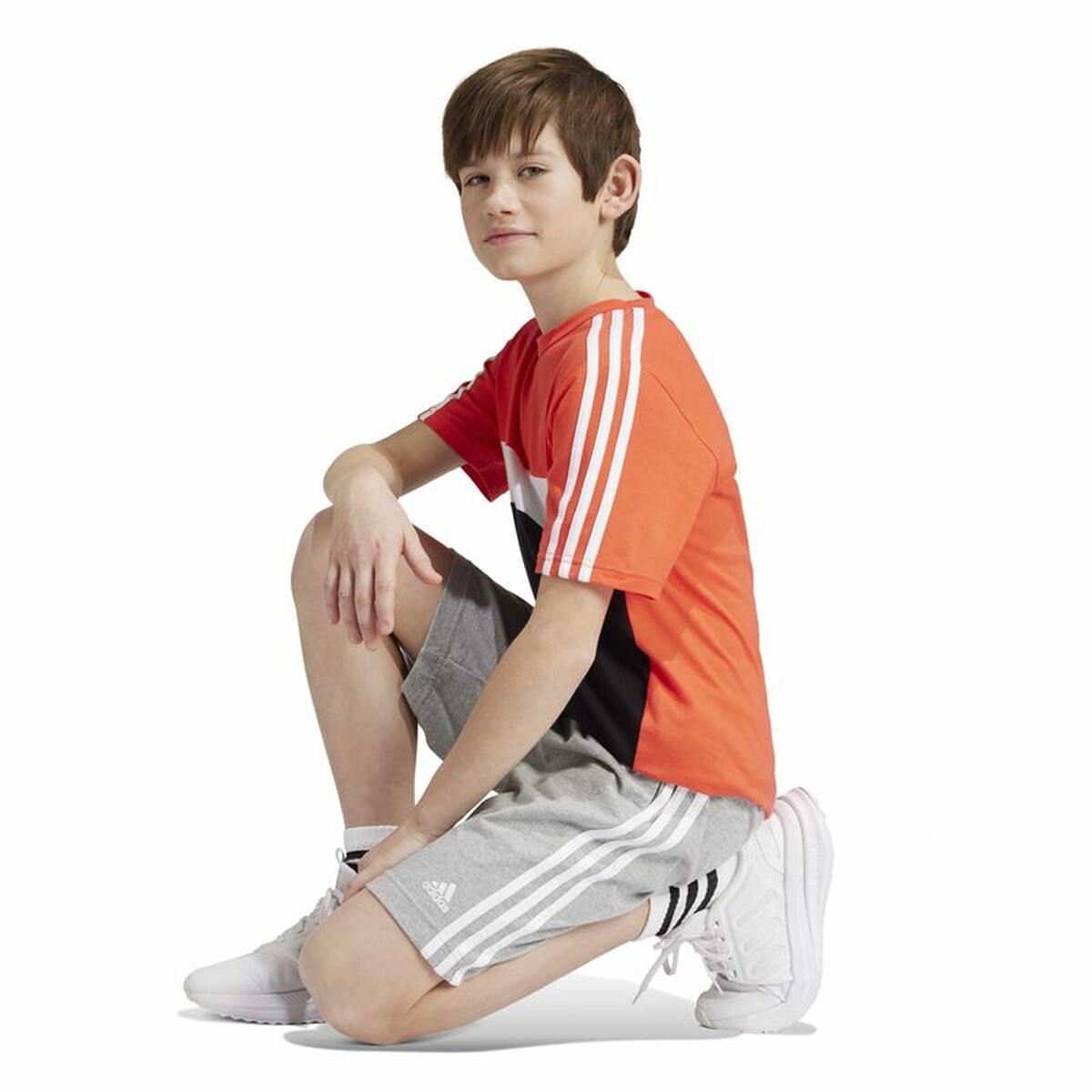 Pantaloni Scurți Sport pentru Copii Adidas IS2573 Gri
