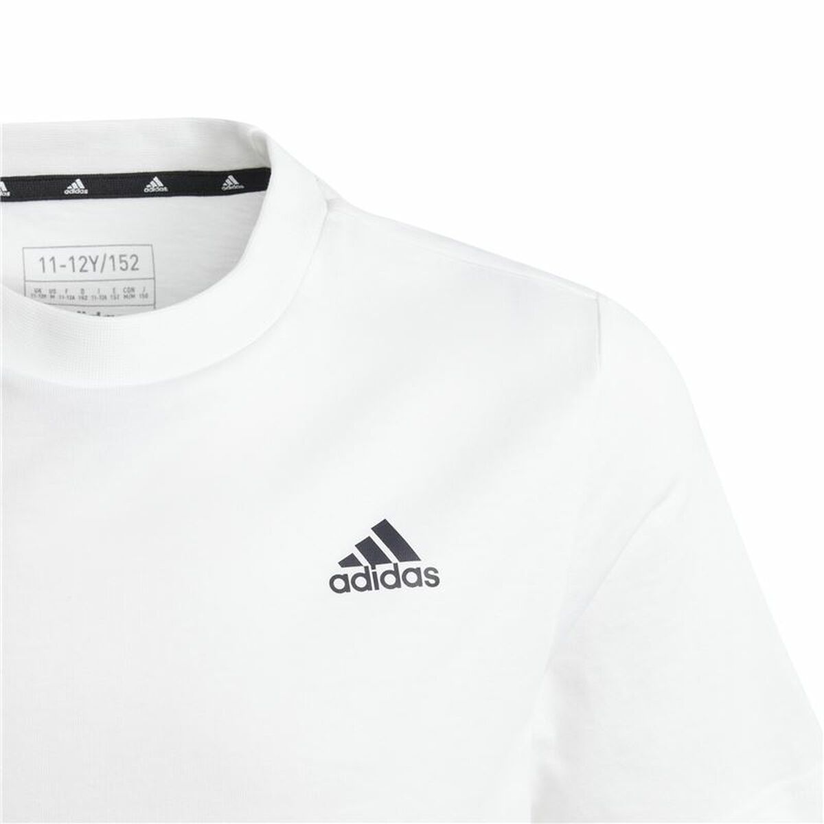 Tricou cu Mânecă Scurtă pentru Copii Adidas U Sl Alb
