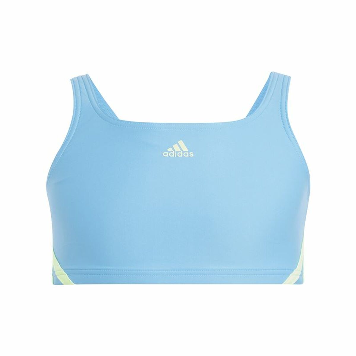 Bikiniul-Chilot Pentru Fete Adidas 3 Bandas Albastru