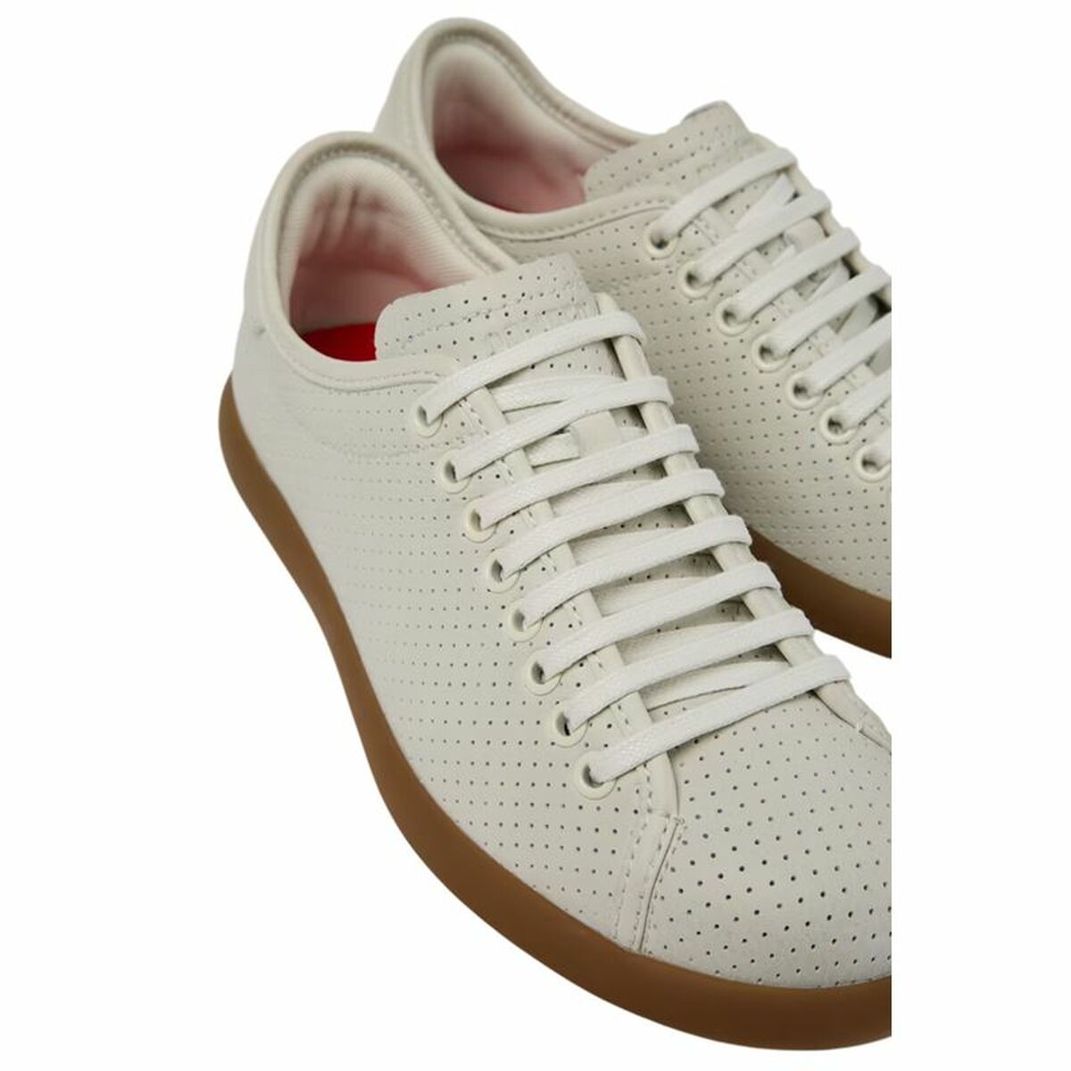 Adidași Casual Bărbați Camper Ozette Perforated Houston/Psoller Alb