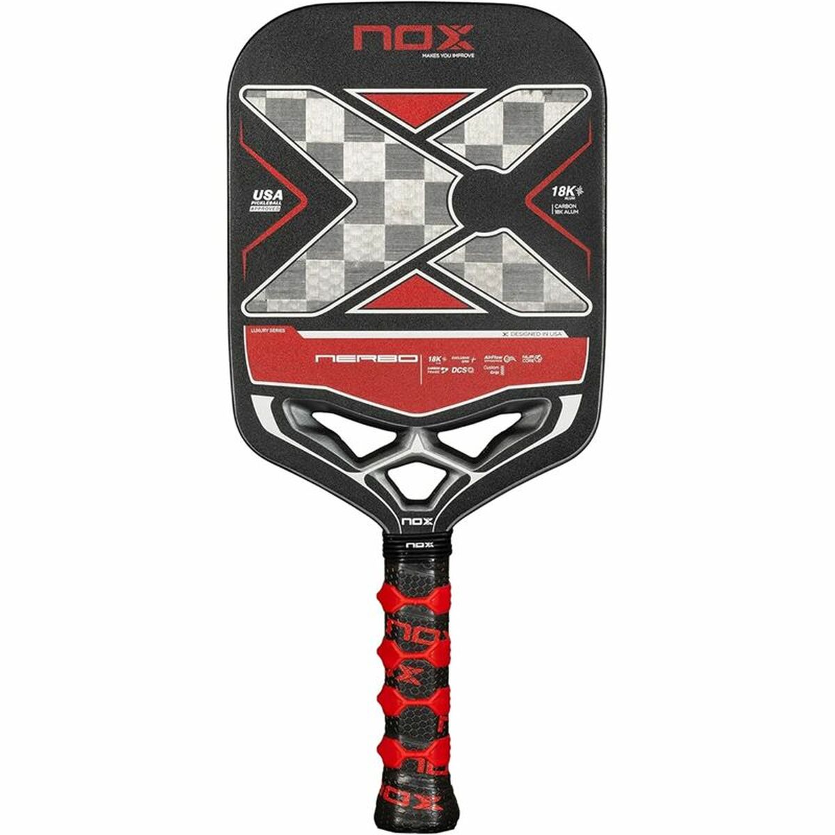 Rachetă de Pickleball Nox Nerbo Negru Fibră de carbon