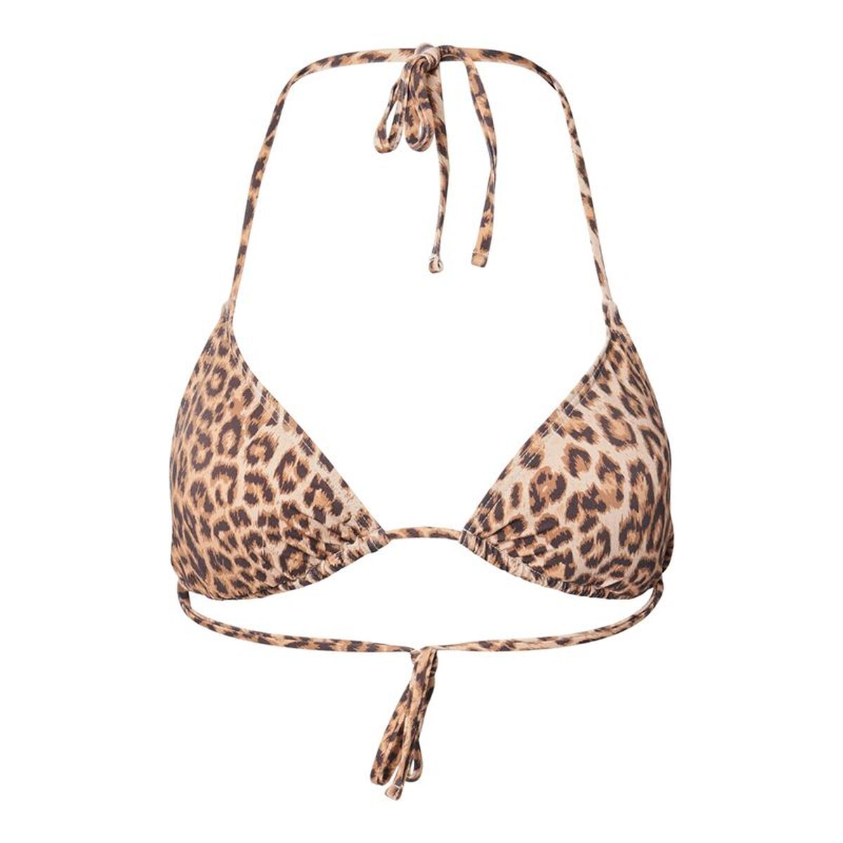 Bikini Pieces Pcbaomi Triangle Top Bc Leo Bej Leopard