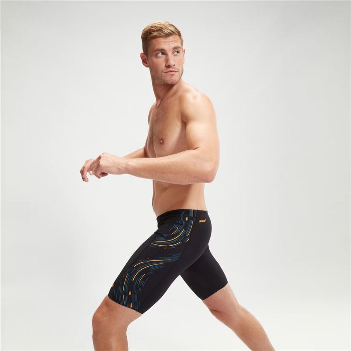 Costum de Baie Bărbați Speedo Tech Panel Jammer Negru