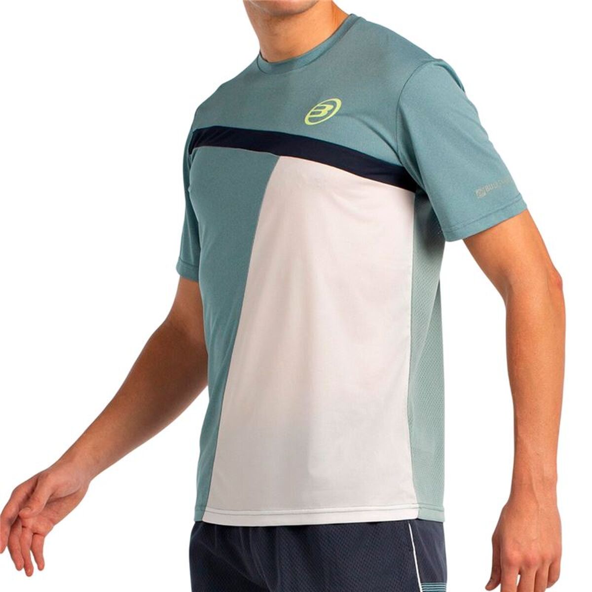 Tricou cu Mânecă Scurtă Bărbați Bullpadel LLEGA-148 Acvamarin