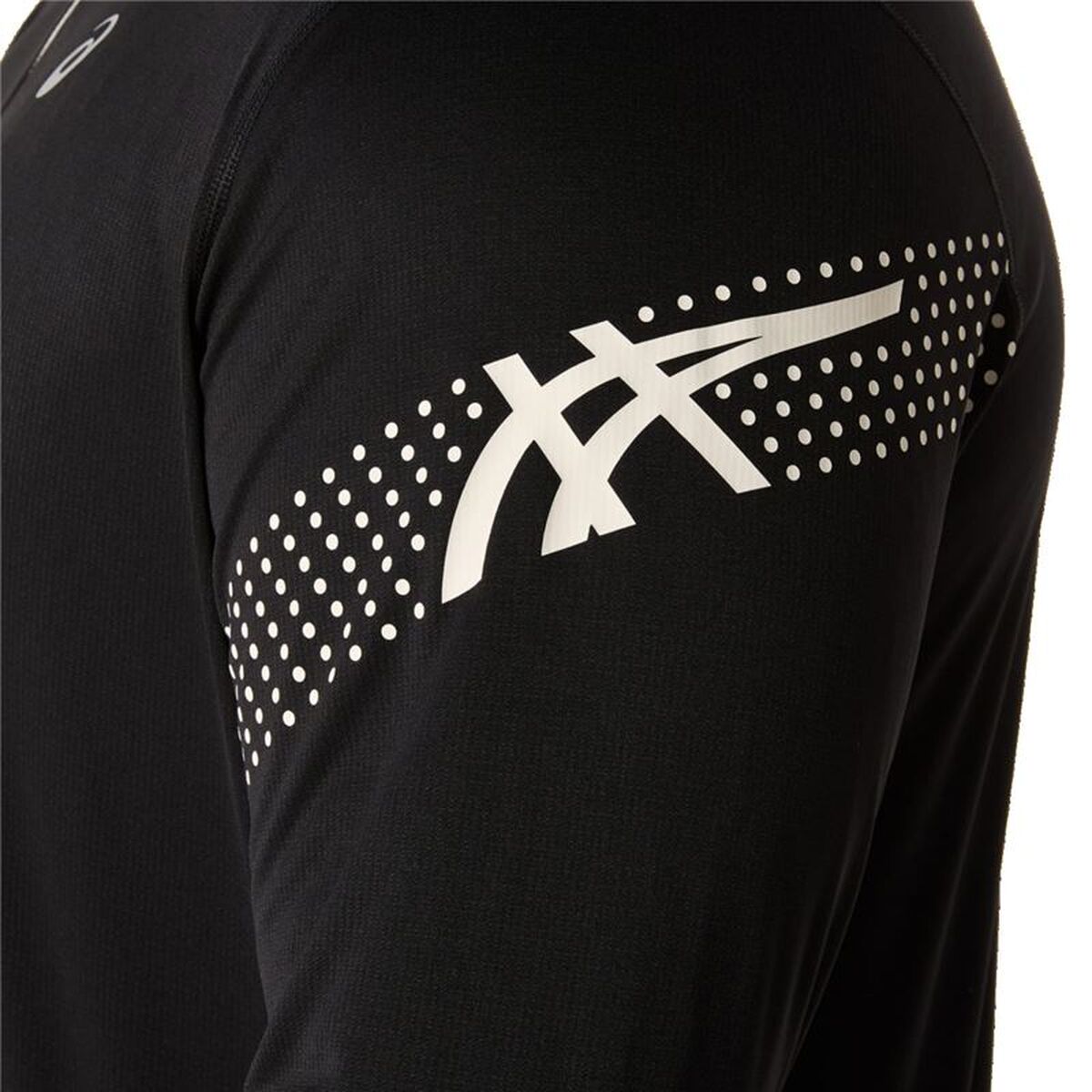 Tricou cu Mânecă Lungă Bărbați Asics Icon Negru