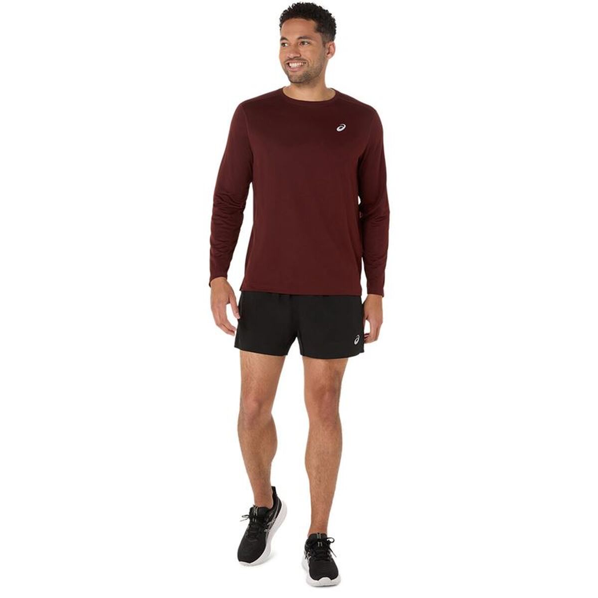 Tricou cu Mânecă Scurtă Bărbați Asics Core Roșu Închis