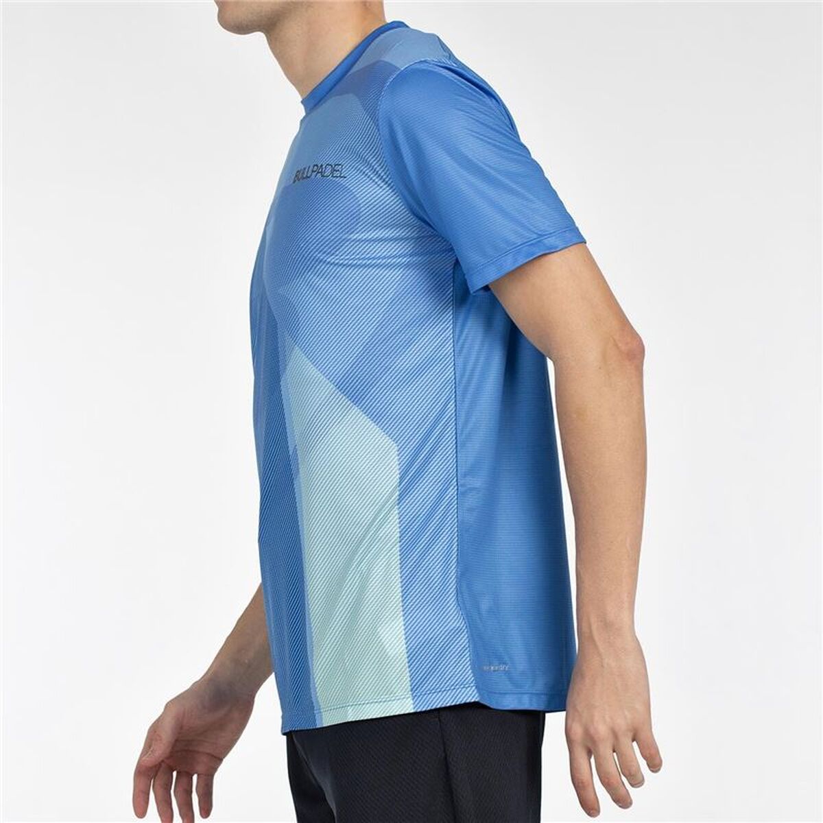 Tricou cu Mânecă Scurtă Bărbați Bullpadel Brumo Albastru Padel