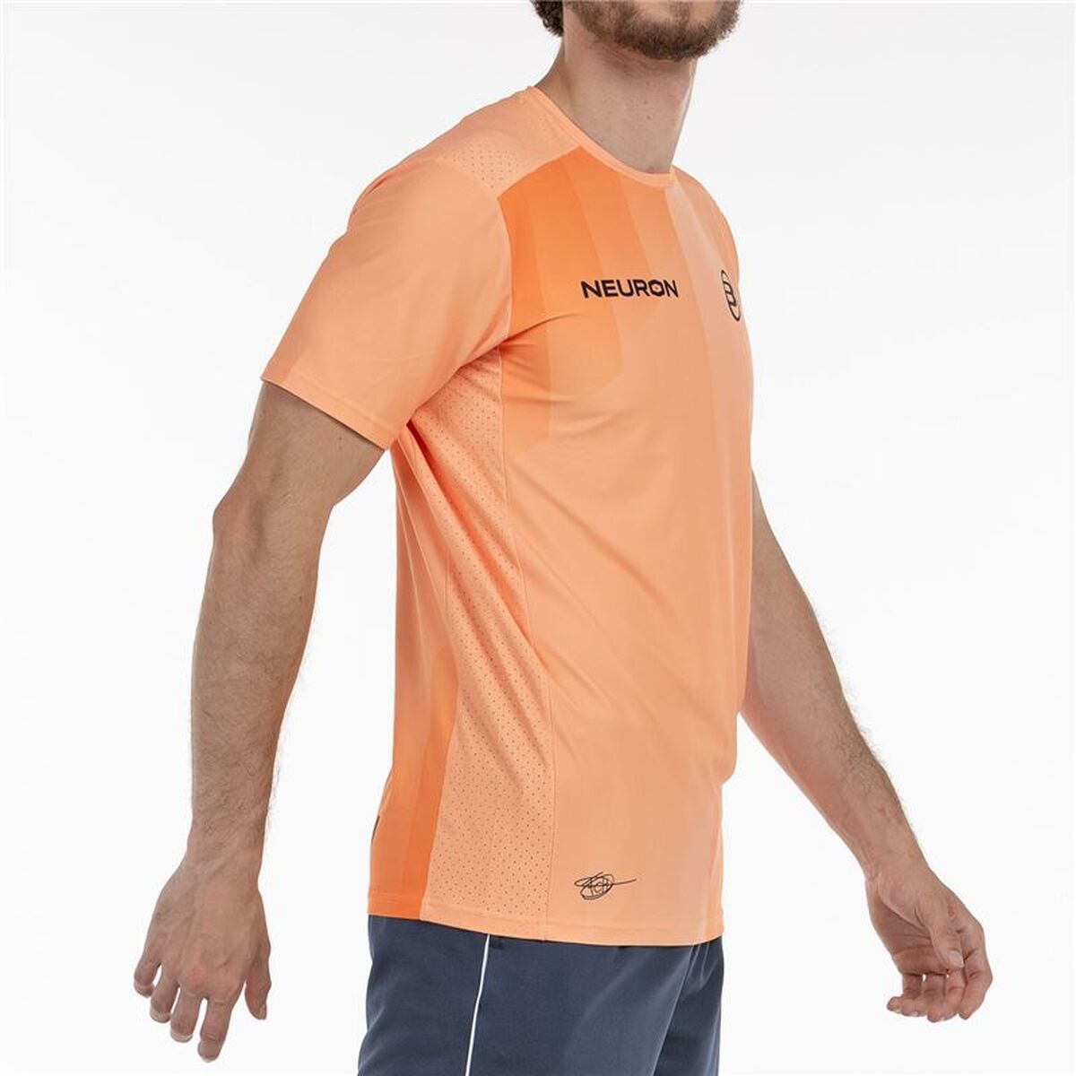 Tricou cu Mânecă Scurtă Bărbați Bullpadel Chingotto 25V Portocaliu Padel