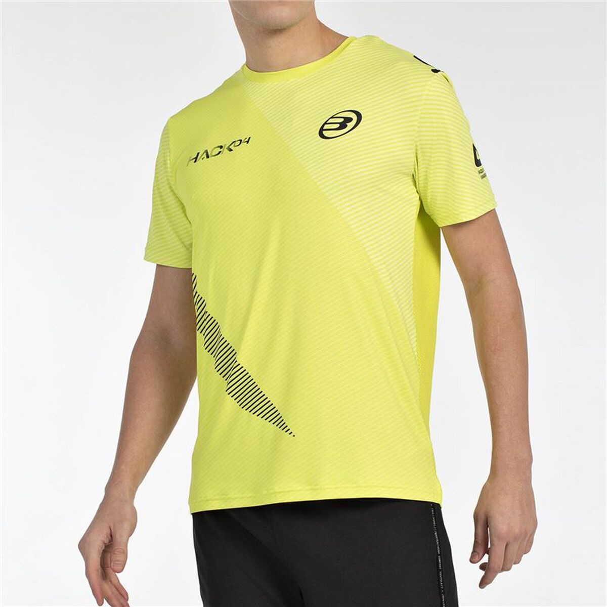 Tricou cu Mânecă Scurtă Bărbați Bullpadel Paquito 25V Galben Padel