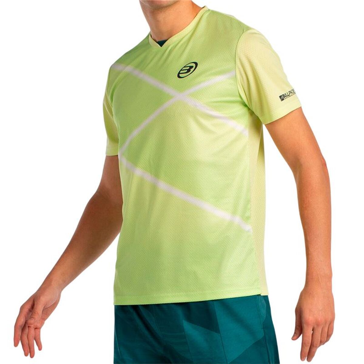 Tricou cu Mânecă Scurtă Bărbați Bullpadel Ladra 059 Galben Padel