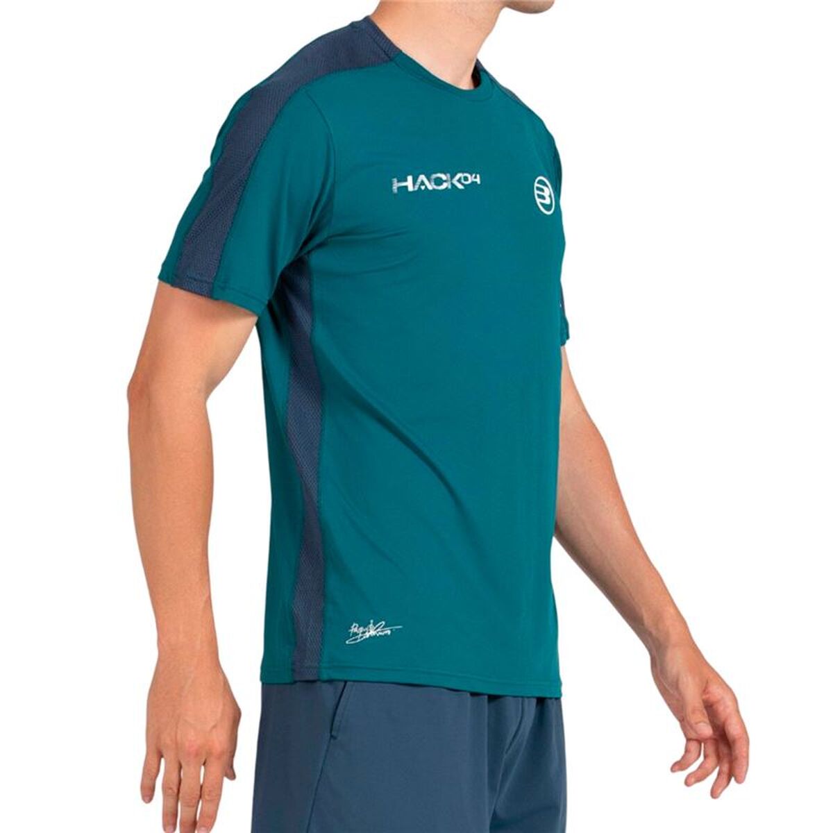 Tricou cu Mânecă Scurtă Bărbați Bullpadel Paquito 25I 053 Albastru Padel