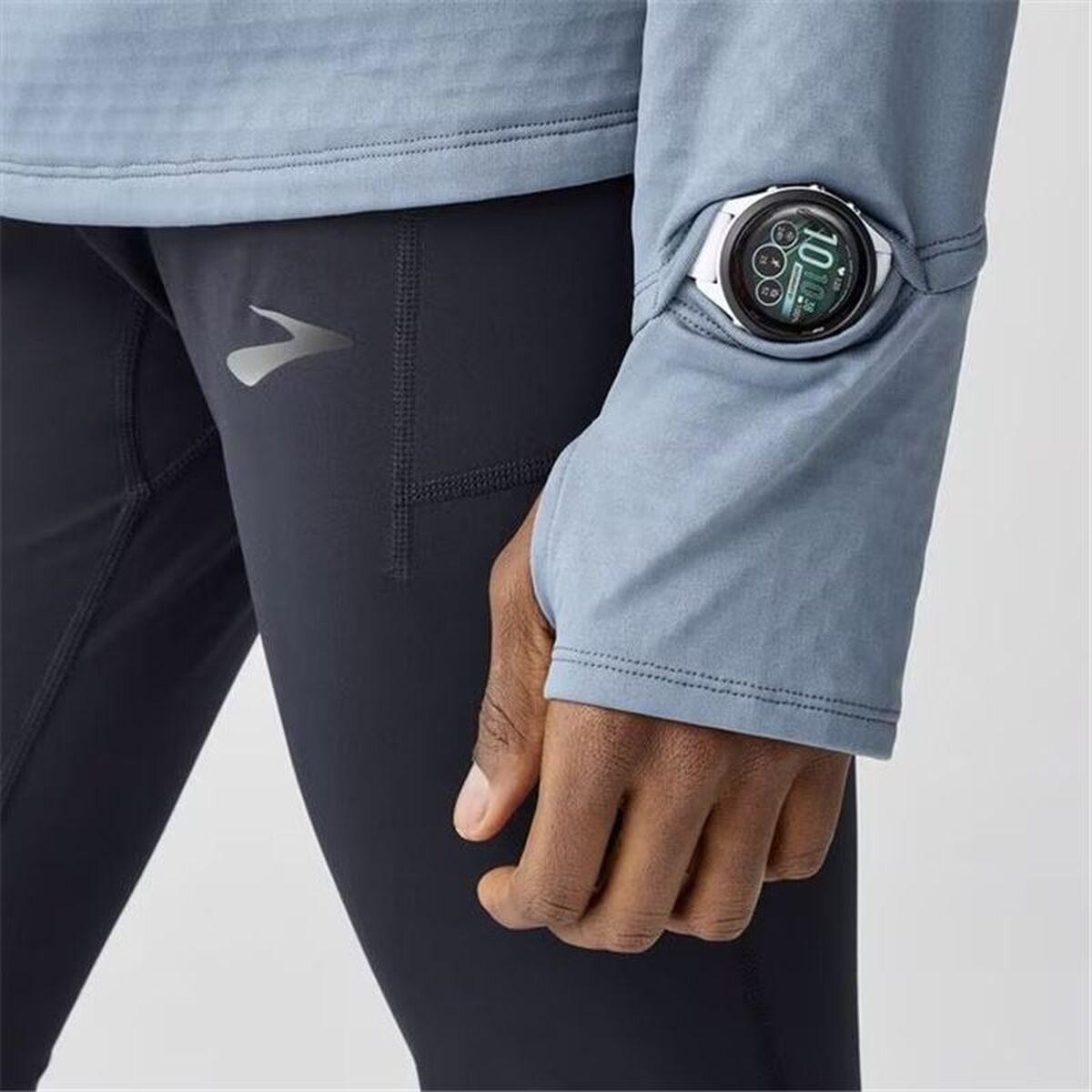 Hanorac cu Glugă Bărbați Brooks Notch Thermal 3.0 Gri deschis