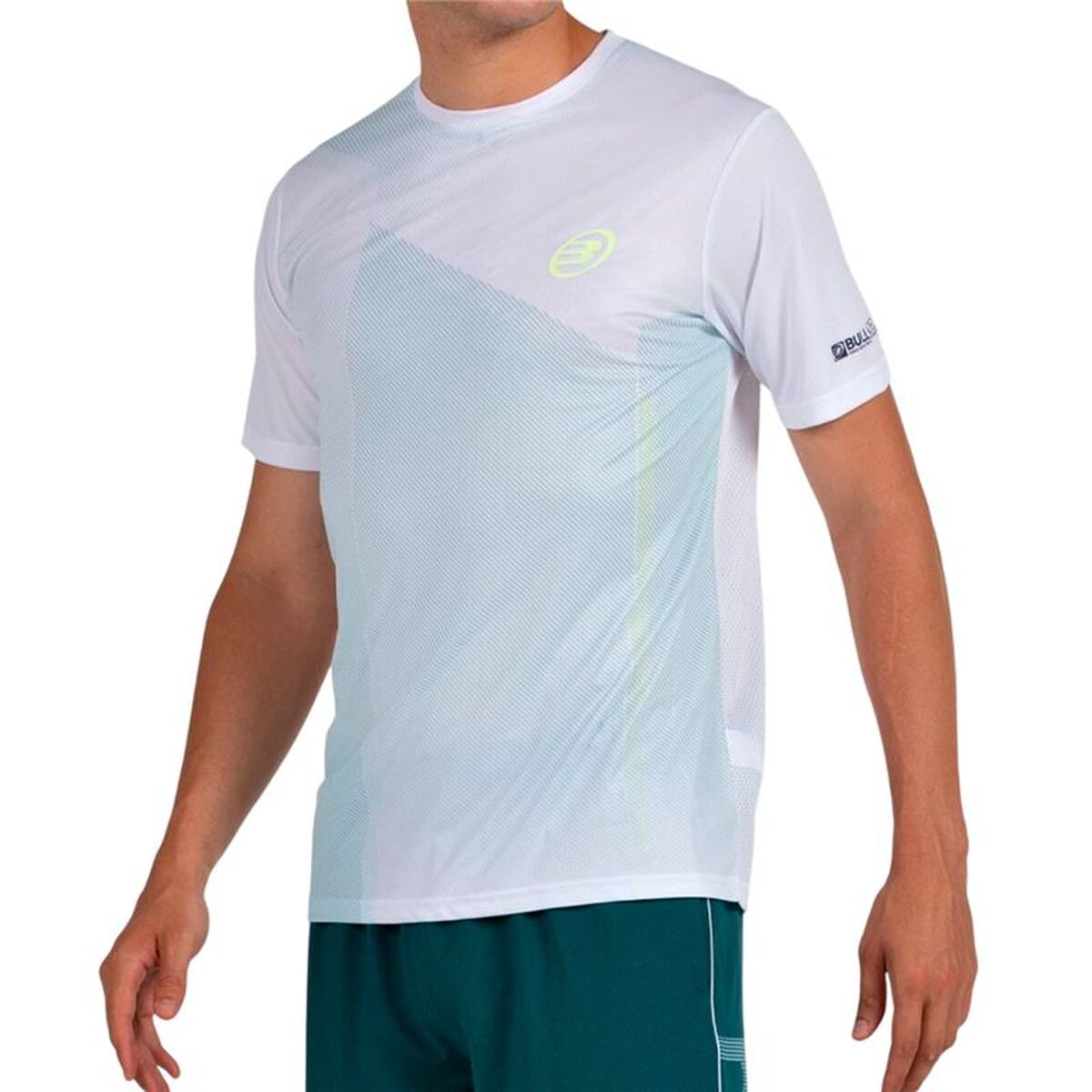 Tricou cu Mânecă Scurtă Bărbați Bullpadel Lagar 012 Alb