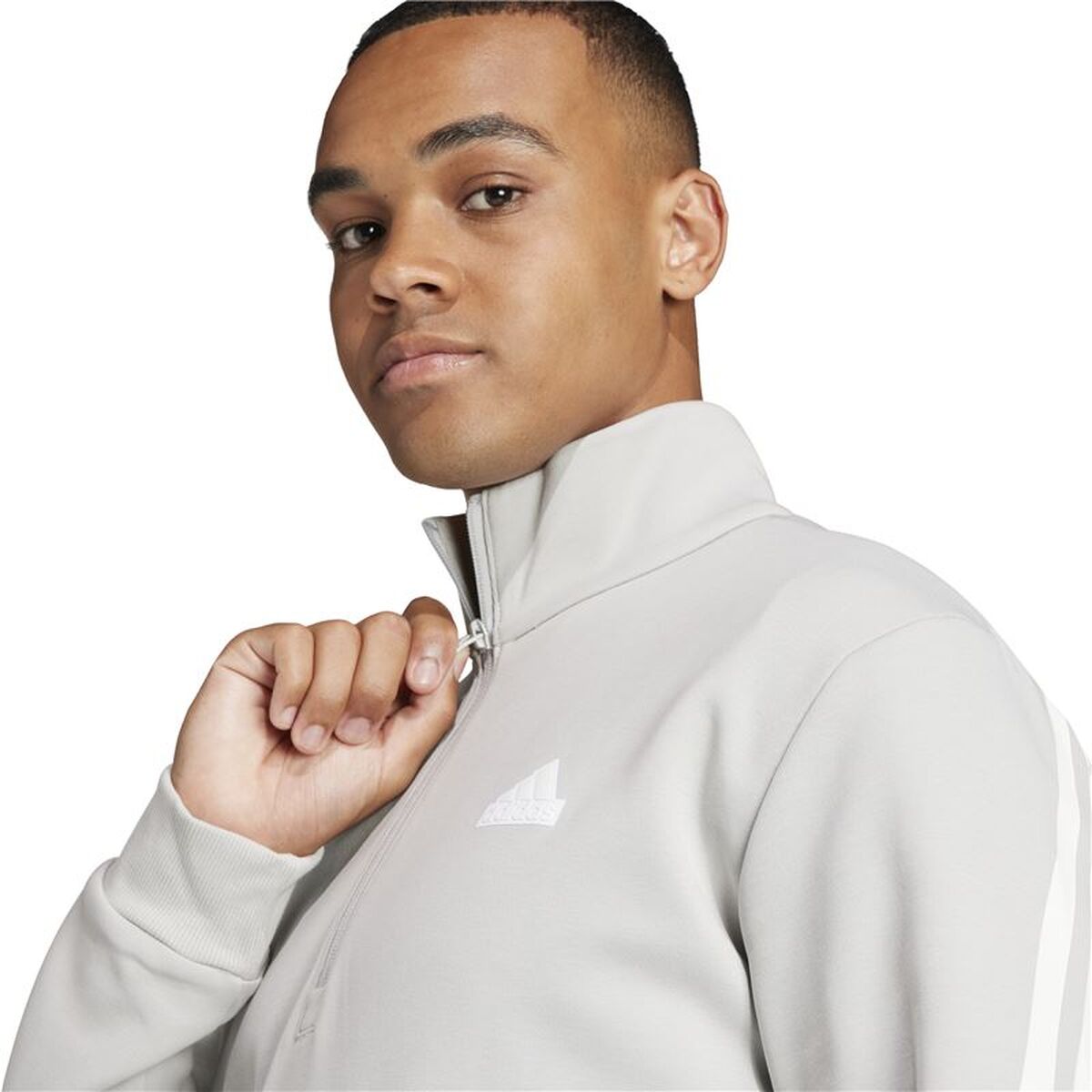 Hanorac cu Glugă Bărbați Adidas Fi 3S Halfzip