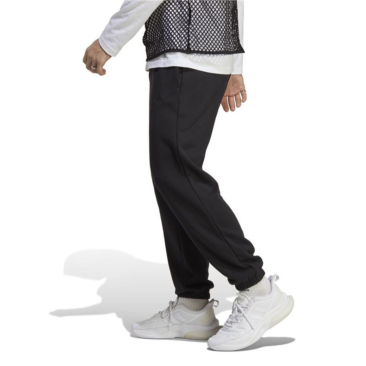 Pantaloni lungi de sport Adidas Negru Bărbați