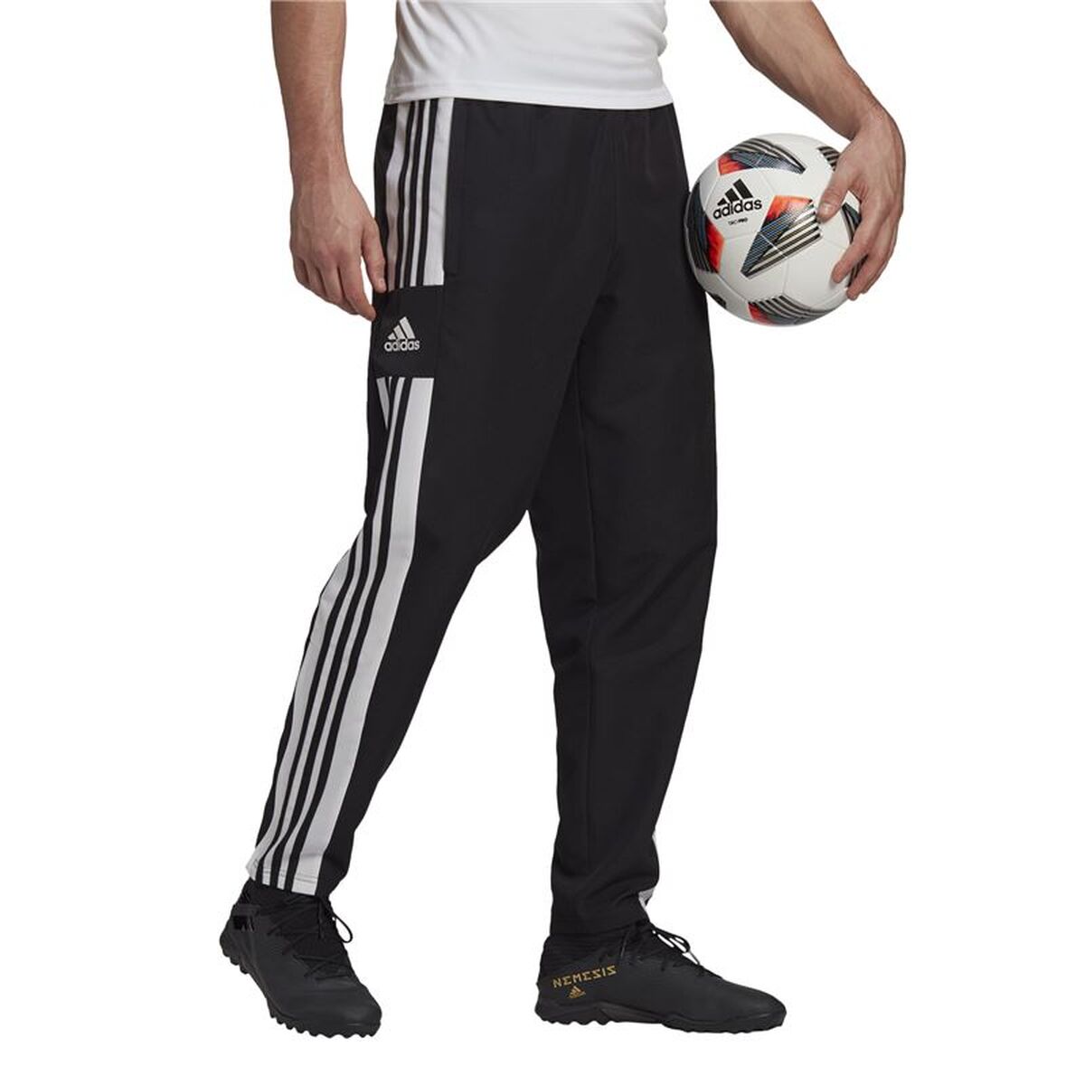 Pantalon de Antrenament de Fotbal pentru Adulți Adidas Sq21 Negru Bărbați