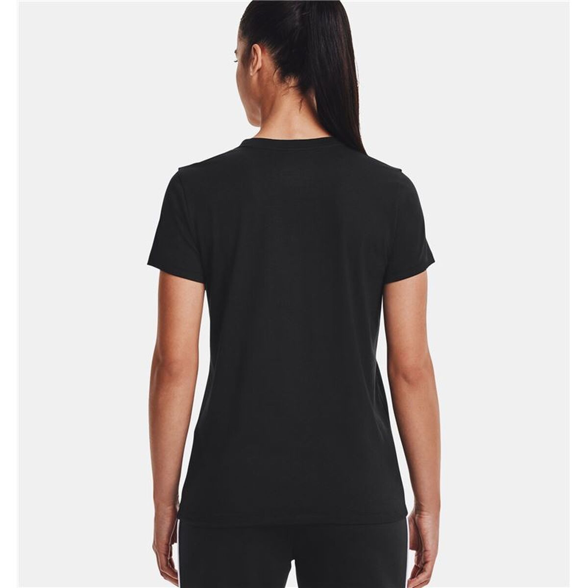 Tricou cu Mânecă Scurtă Femei Under Armour 1356305-002 Negru (XL)