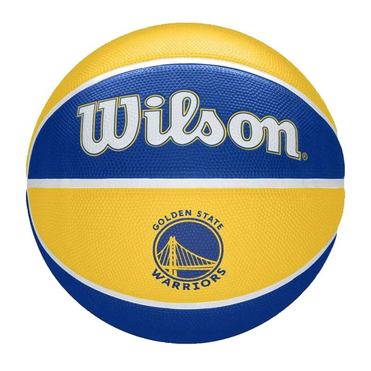 Minge de Baschet Wilson NBA Team Tribute Warriors Albastru 7 Cauciuc (Mărimea 7)