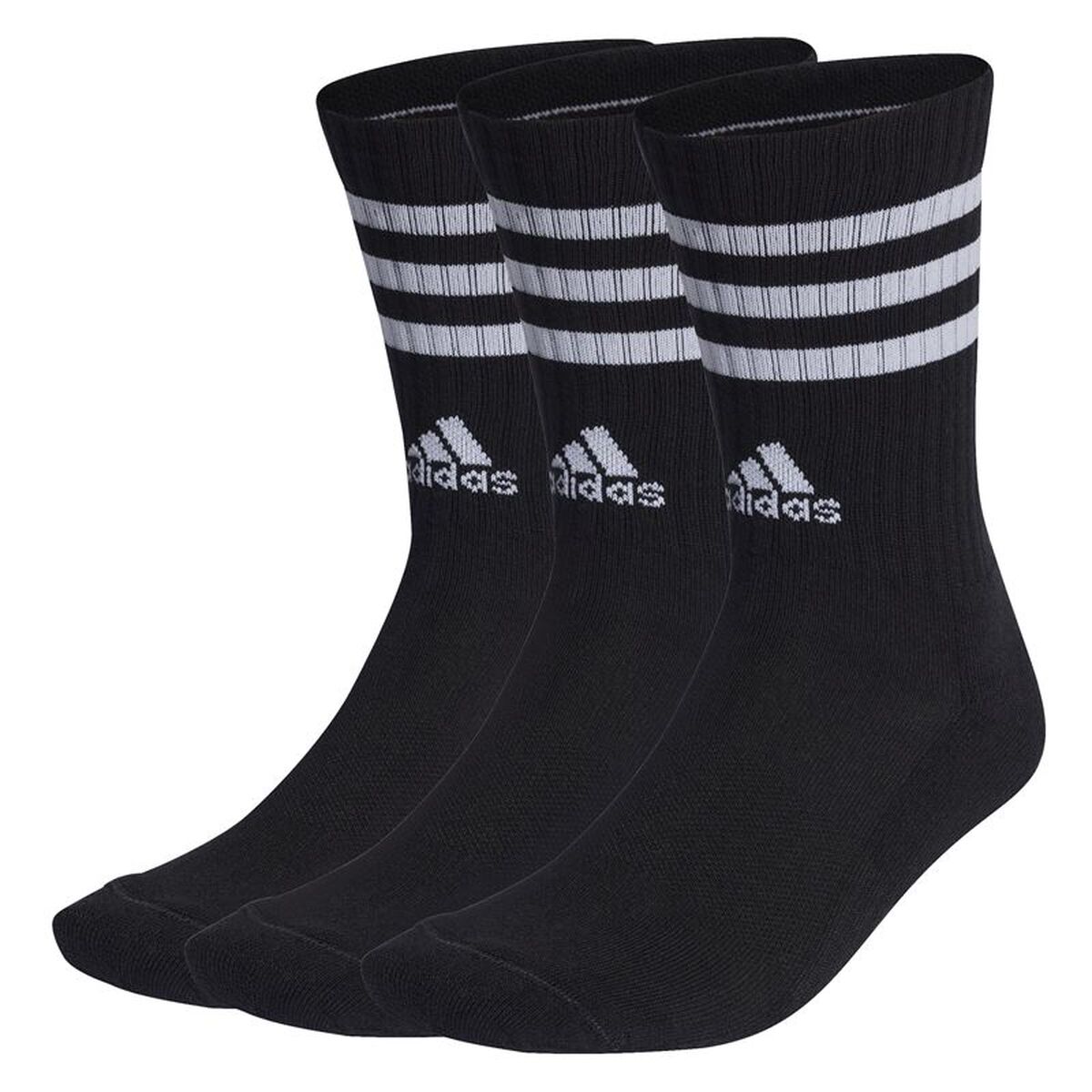 Șosete Sport Adidas Cushioned Negru Unisex 3 perechi