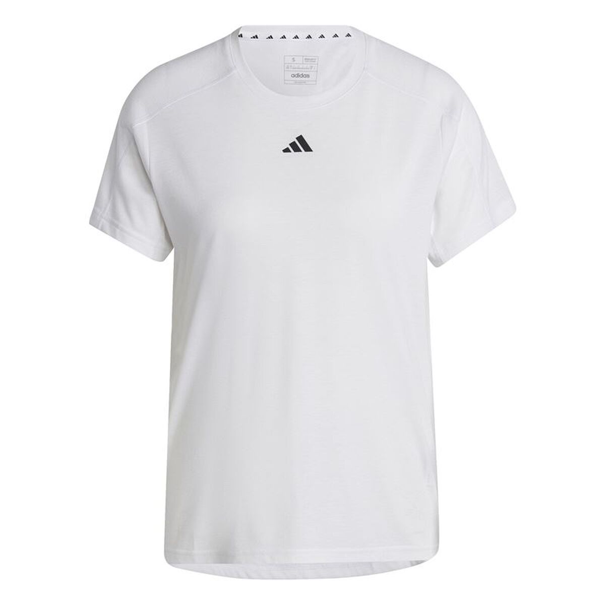 Tricou cu Mânecă Scurtă Femei Adidas HR7796 Alb (XS)