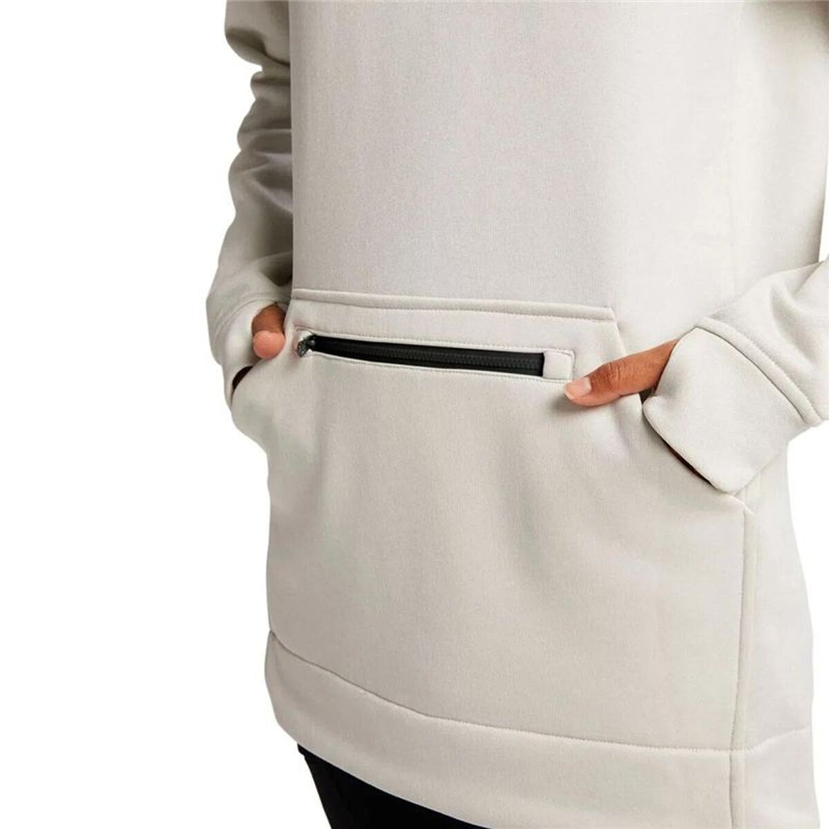 Hanorac fără Glugă Femei Burton Oak Long Pullover Hoodie Alb