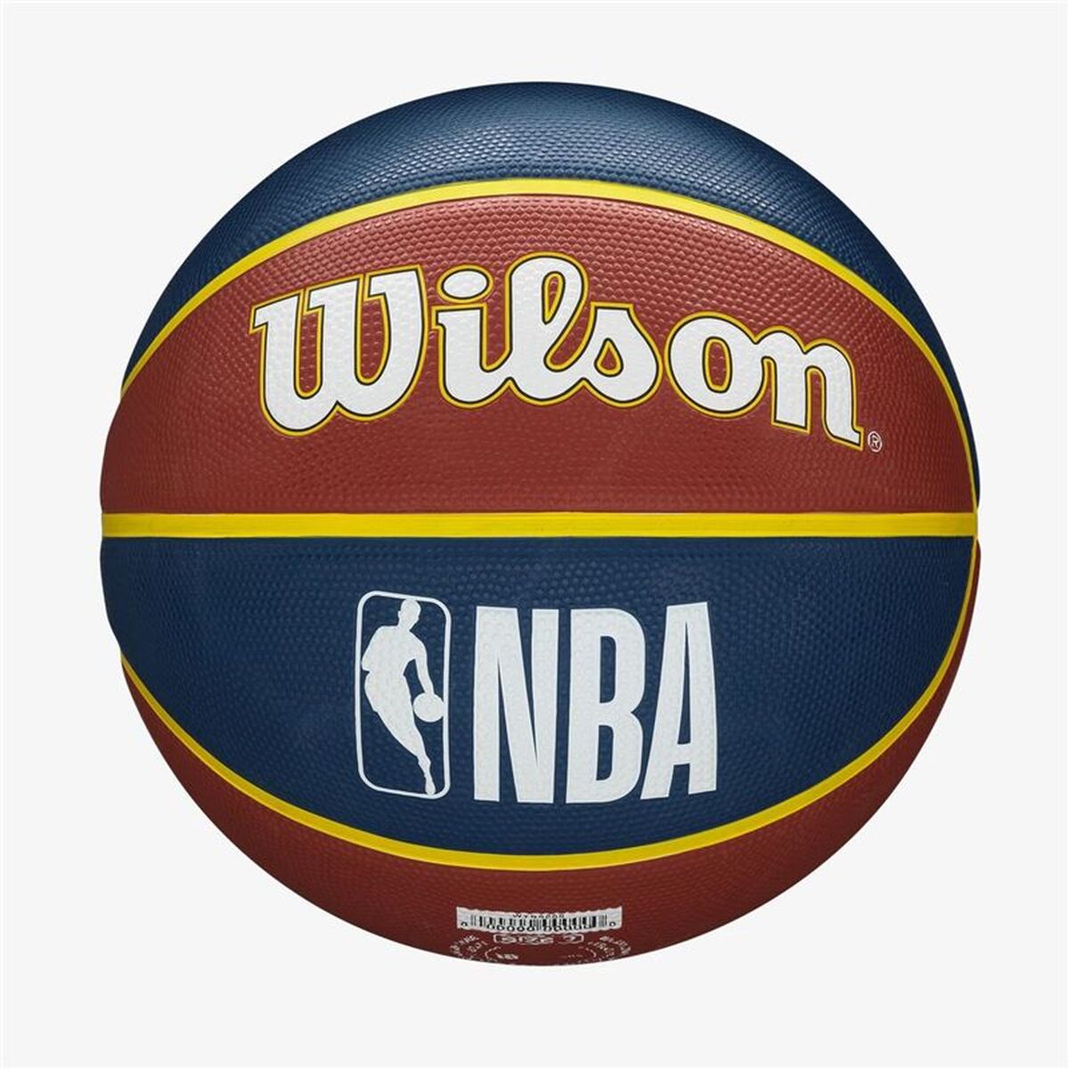 Minge de Baschet Wilson NBA Team Tribute Den Albastru 7 Cauciuc