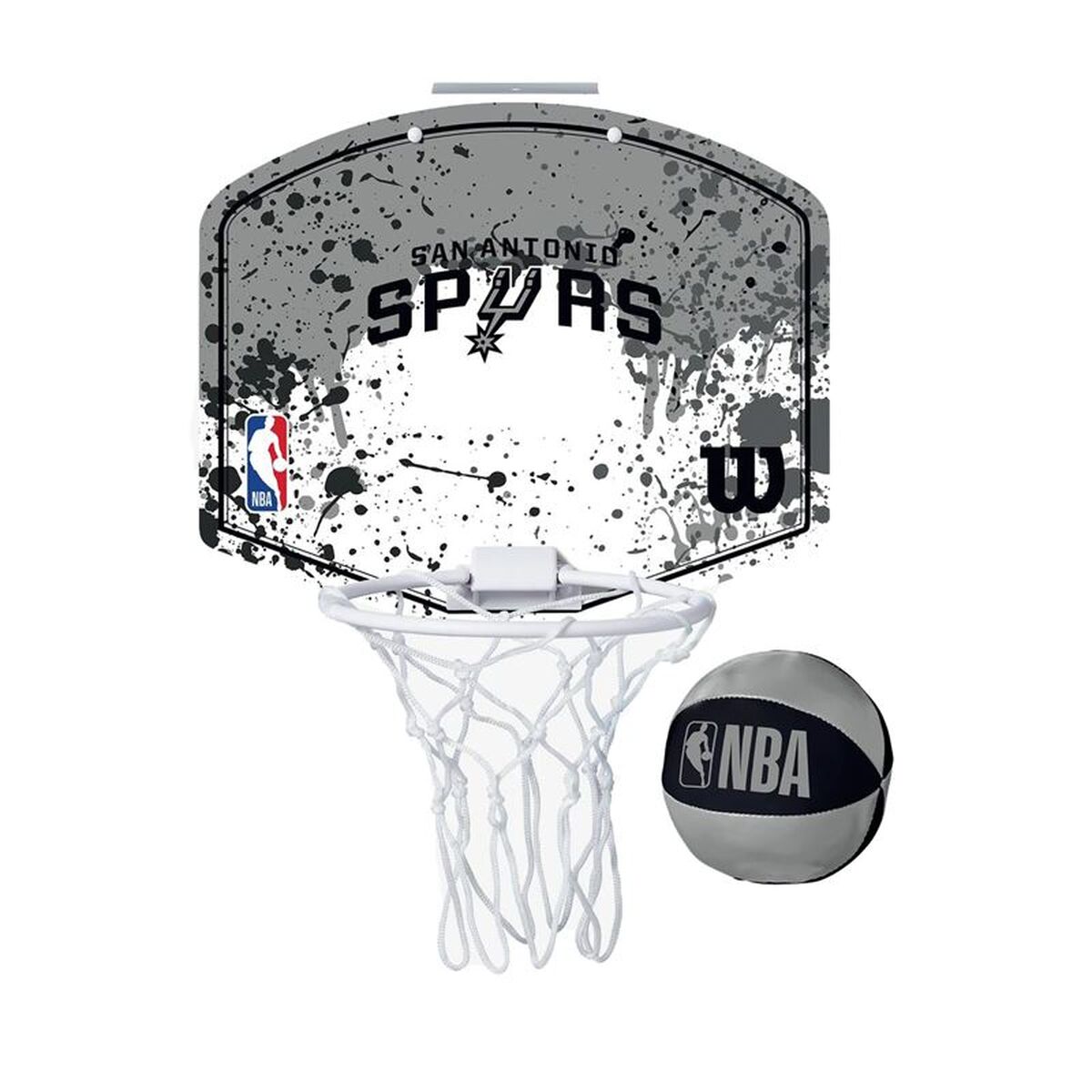 Coș de Baschet Wilson NBA Team San Antonio Gri