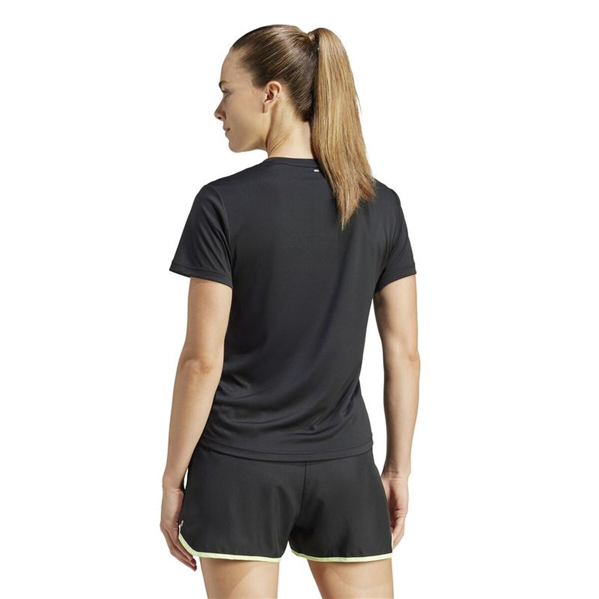Tricou cu Mânecă Scurtă Femei Adidas IL7227 Negru (XS)